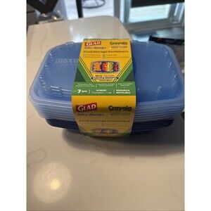Limited Edition Crayola Retired Colors Glad Take-Away Food Storage Containers